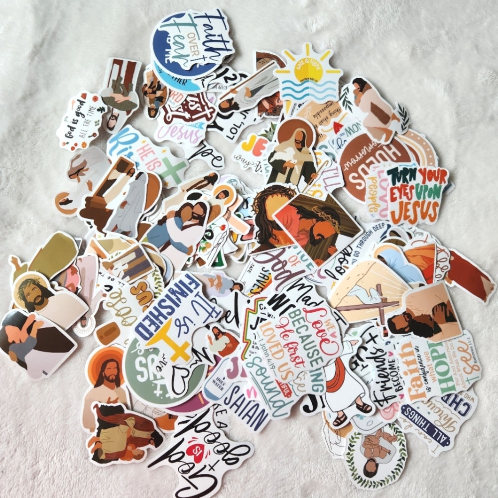 140+ Religious Themed Sticker Set